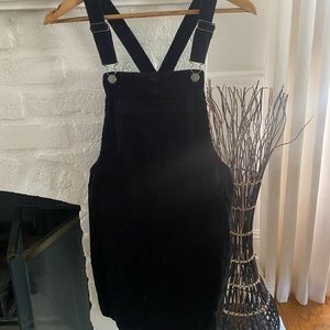 Corduroy overall dress